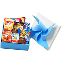 Cesta Infantil de Chocolate - Menino