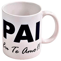 Caneca Porcelana - Pai Eu Te Amo!