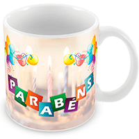Caneca Parabéns!