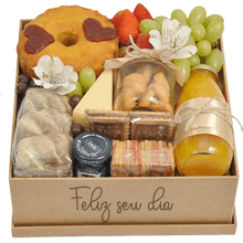 Cesta de Café da Manhã Gourmet