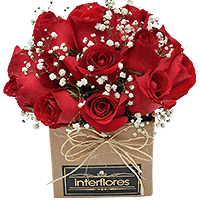 Sublime de flores com Rosas Vermelhas