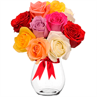 Arranjo de Rosas - Coloridas
