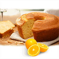 Bolo caseiro Laranja