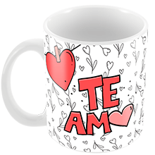 Caneca Romântica Te Amo!