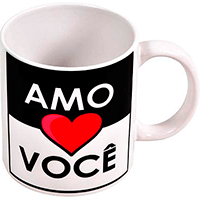 Caneca "Amo Você"