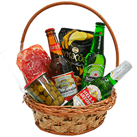 Cesta Cerveja e Aperitivo