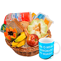 Cesta Café Fitness Para Namorado