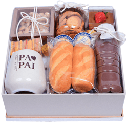Cesta de Café da Manhã para Pai – Amor de Pai
