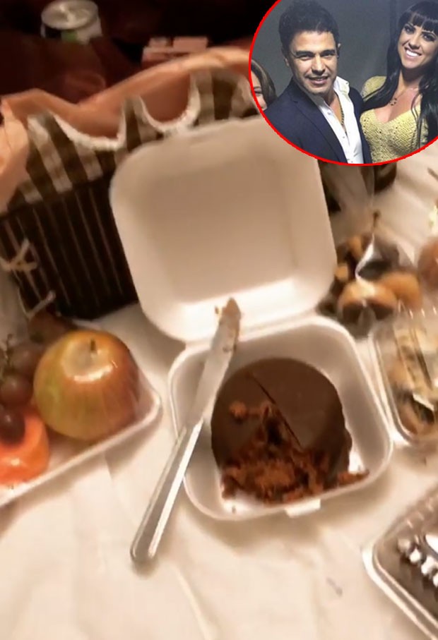 Zezé Di Camargo Ganha Cesta de Café da Manhã da Namorada Zezé Di Camargo Ganha Cesta de Café da Manhã da Namorada
