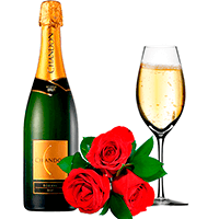 Espumante Chandon e Rosas importadas
