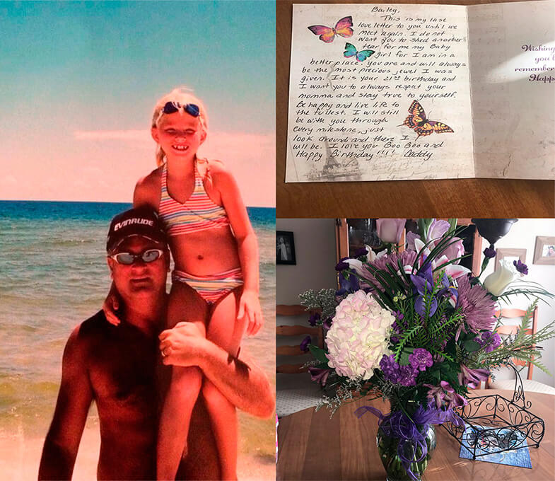 PAI COM CÂNCER, ENCOMENDA FLORES PARA OS ANIVERSÁRIOS DA FILHA, ANTES DE MORRER PAI COM CÂNCER, ENCOMENDA FLORES PARA OS ANIVERSÁRIOS DA FILHA, ANTES DE MORRER