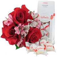 Buque de rosas e Chocolate - Tanto Amor