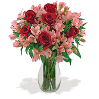 Astromelias e Rosas - Floricultura Shopping Interlagos