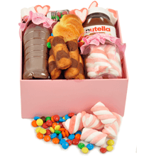 Mini Cesta Café Manhã Infantil para Menina