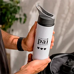 Garrafa de água Alumínio Luxo | Personalizado